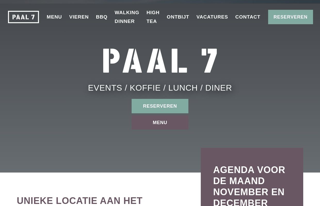 Paal 7 | Unieke (event)locatie aan het Braassemermeer in Roelofarendsveen