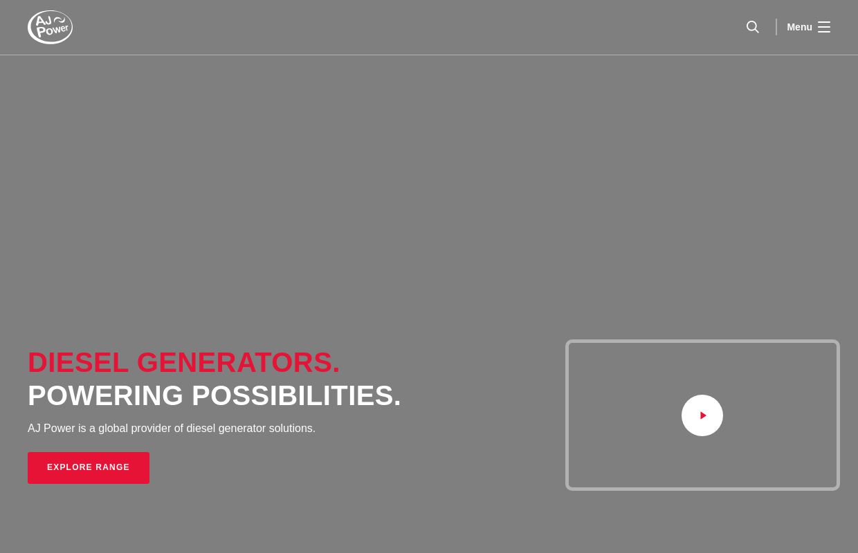 AJ Power - Diesel Generators