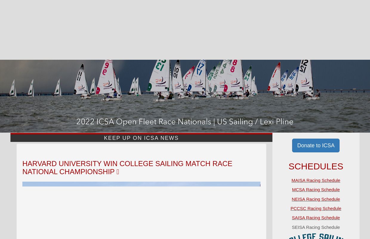ICSA | Inter-collegiate Sailing Association