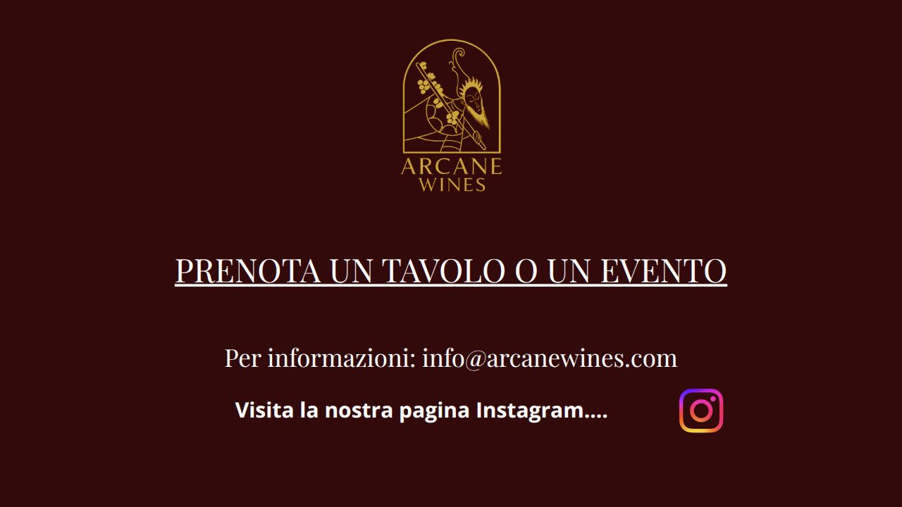 ArcaneWines Website