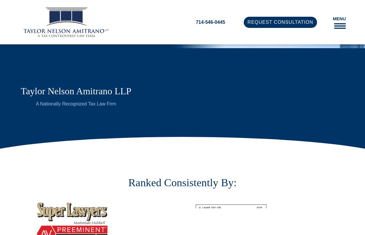 Civil & Criminal Tax Attorney Orange County | Taylor Law in Santa Ana