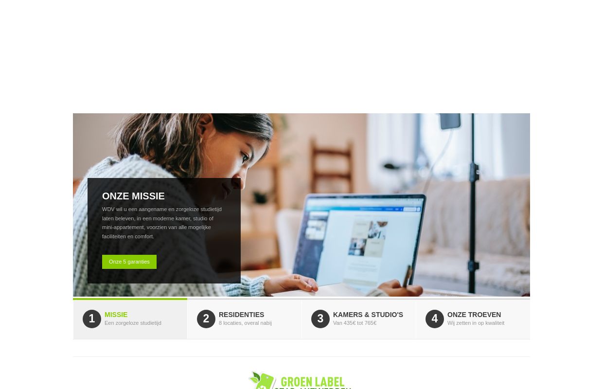 Welkom bij WDV kamer- en studioverhuur