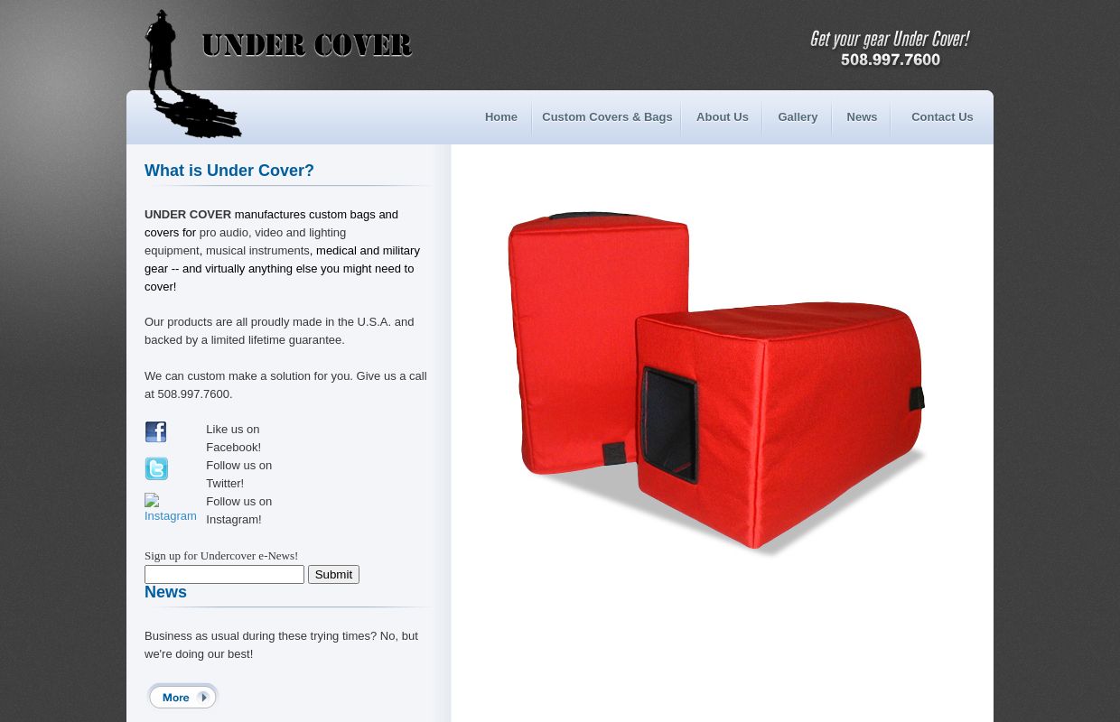 Under Cover - Custom Covers and Bags for Pro Audio
