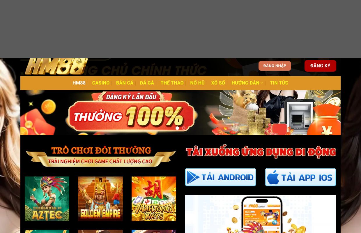 HM88 -Đăng Nhập HM88.COM Mới Nhất 2026. Thưởng tiền nạp