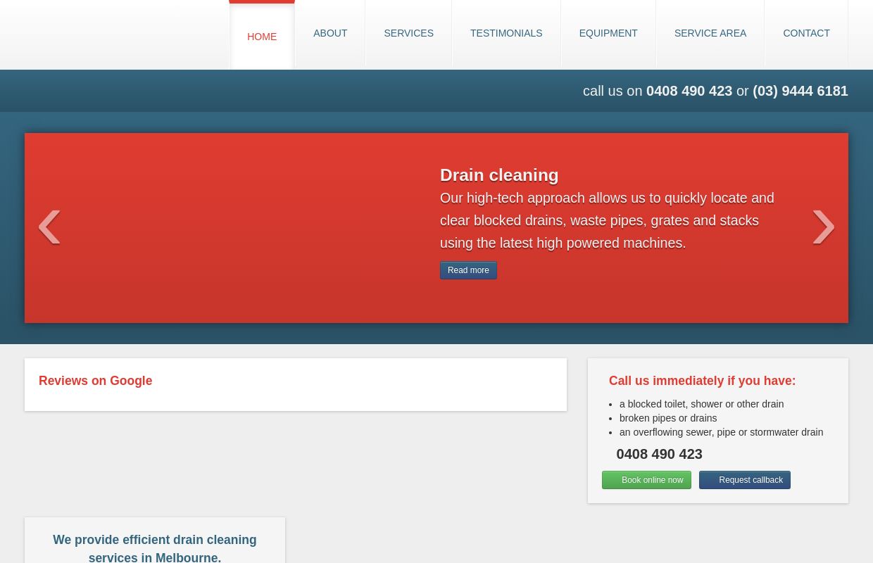 Drain Cleaning In Melbourne Quality Guaranteed | JMB Drain Cleaning