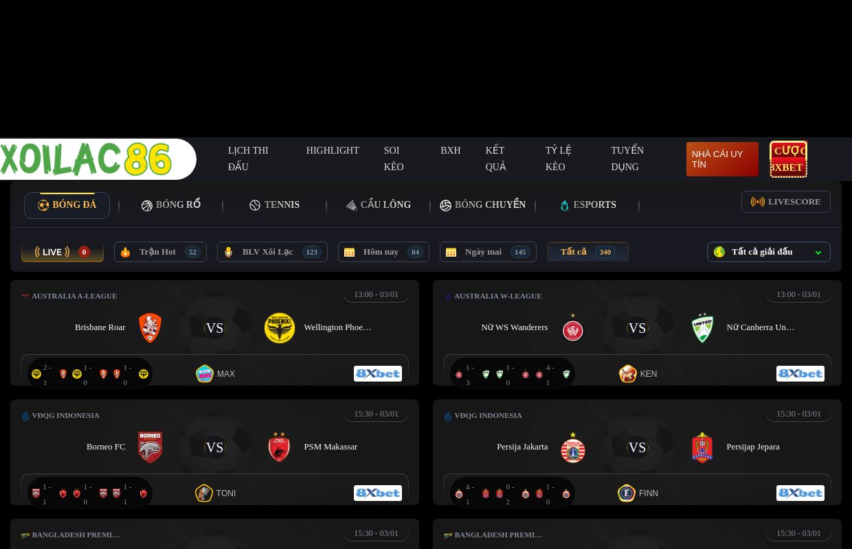 Xoilac TV Trực Tiếp Bóng Đá Xôi Lạc - Trực Tuyến XoilacTV