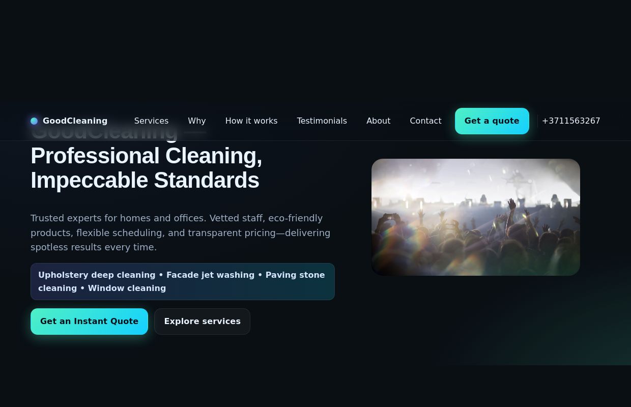 GoodCleaning | Professional Home & Office Cleaning Services