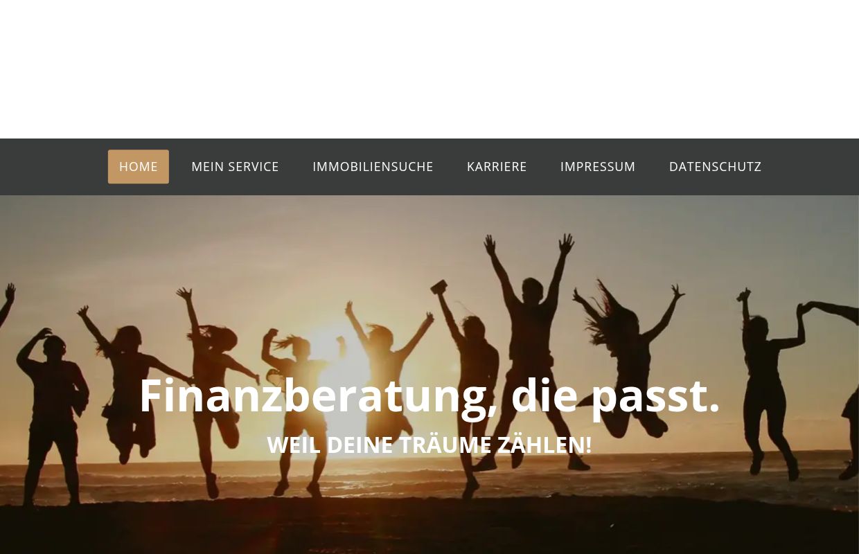 Finanzberatung, die passt. - Weil Deine Träume zählen.