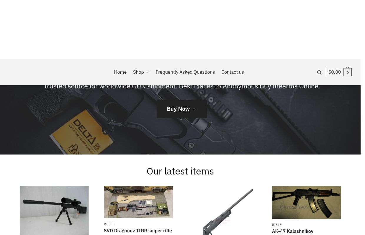 Buy Guns Online Anonymously With Cryptocurrency and Bitcoin