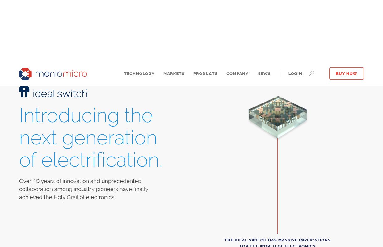Menlo Microsystems: High- Power RF MEMs Switch Design and Fabrication