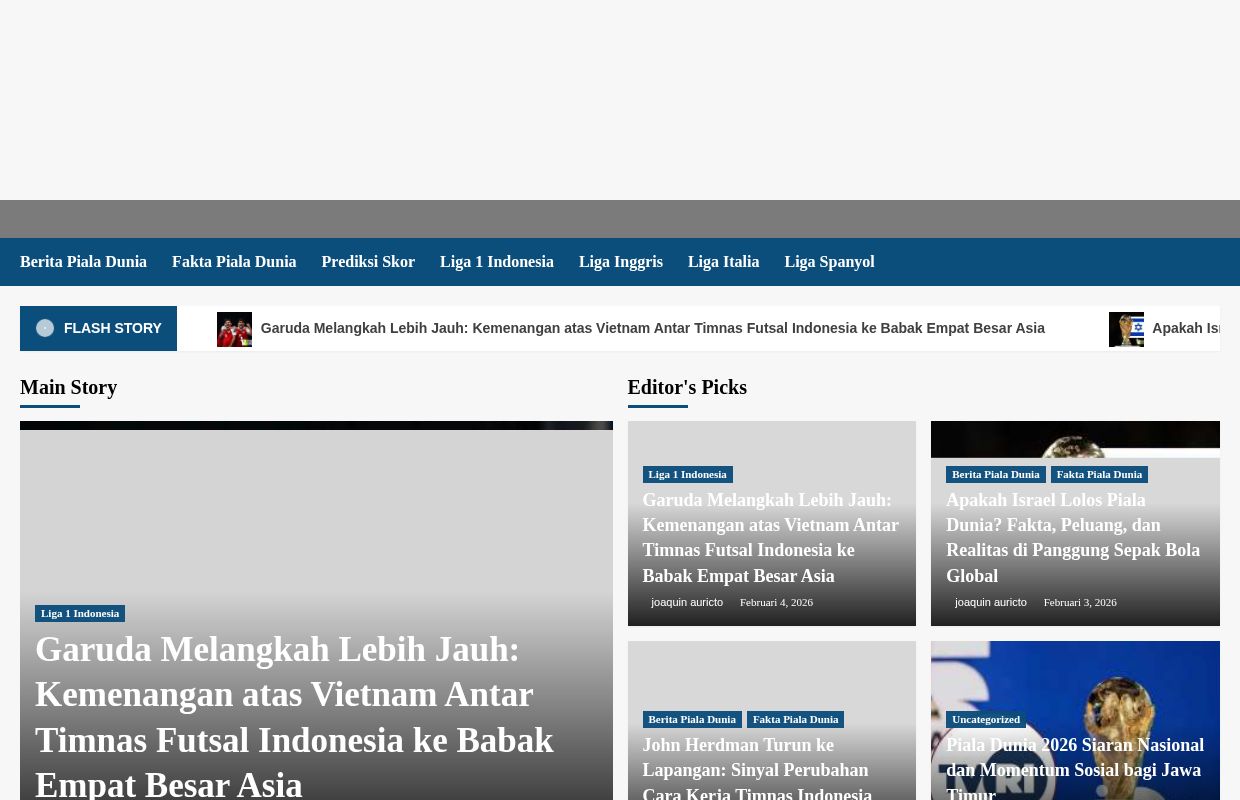 Piala Dunia News - Info Lengkap Seputar Piala Dunia