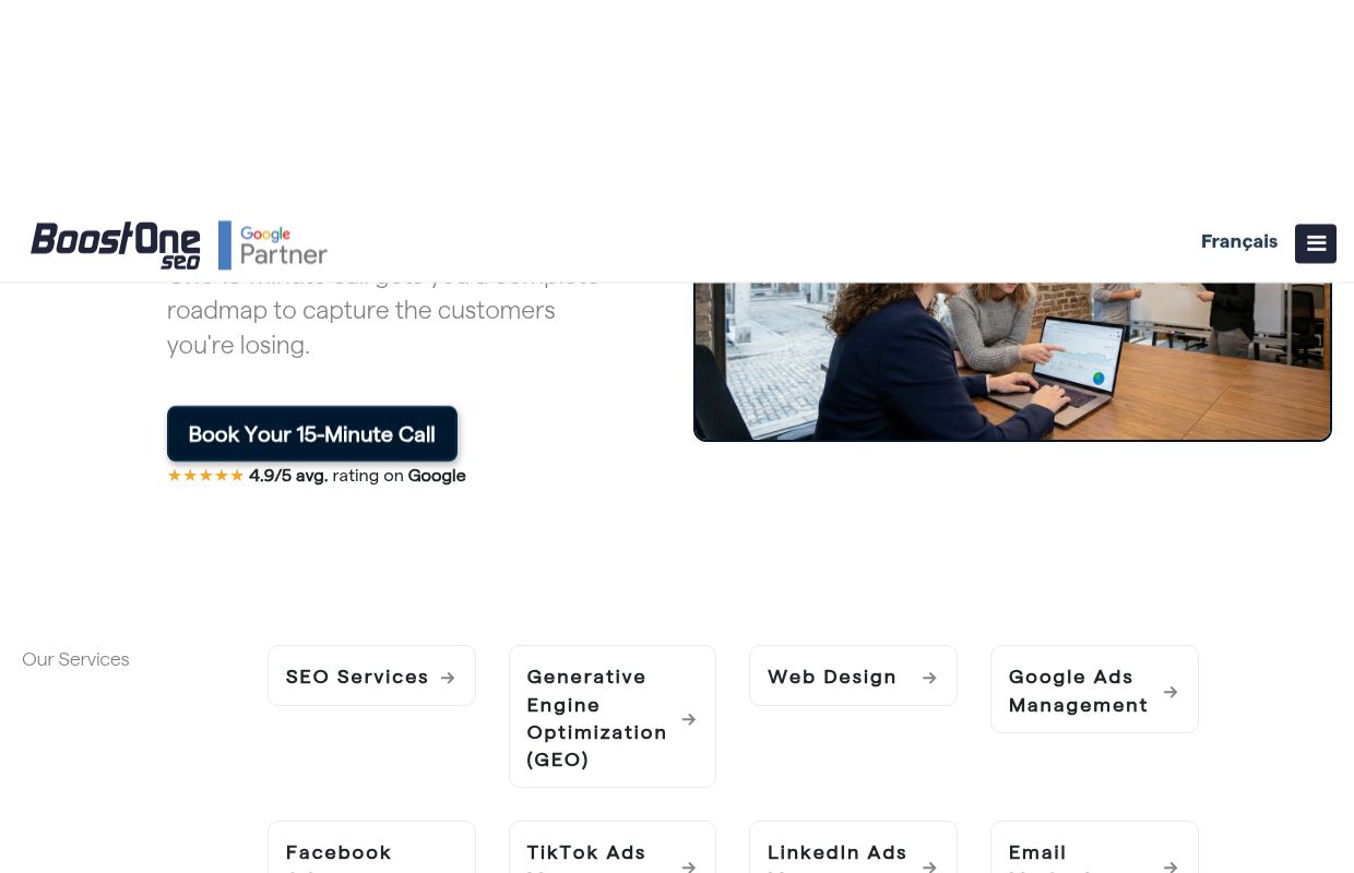 SEO Services | Montreal SEO Company | Boost One SEO