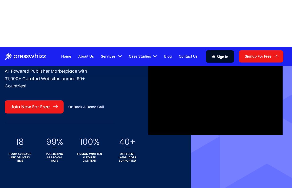 PressWhizz - The #1 Link Building Marketplace