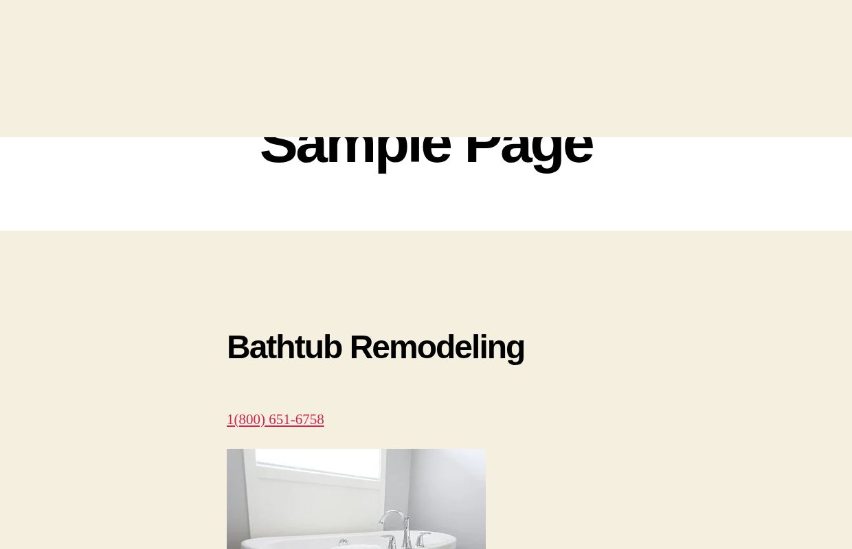 Bathtub Remodeling