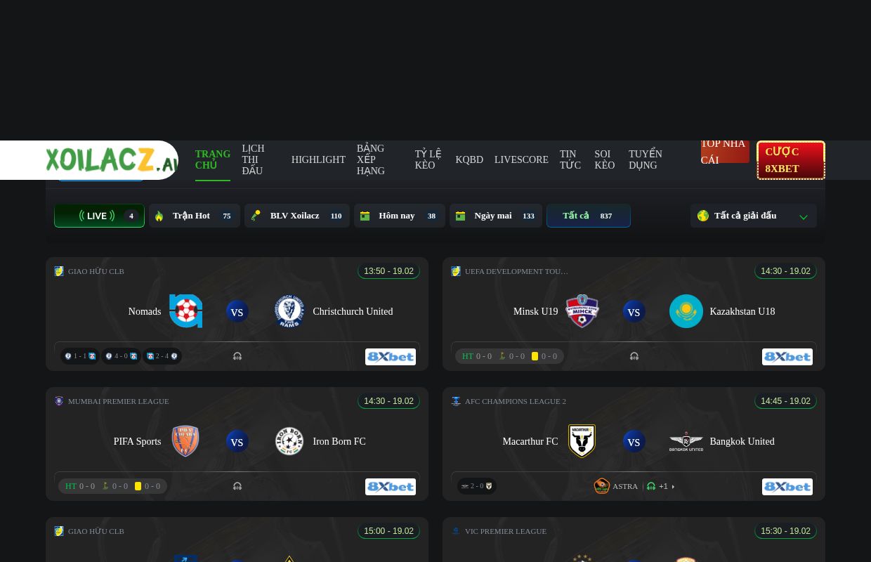 Xoilac TV - Xem Trực Tiếp Bóng Đá Xôi Lạc hôm nay XoilacZ