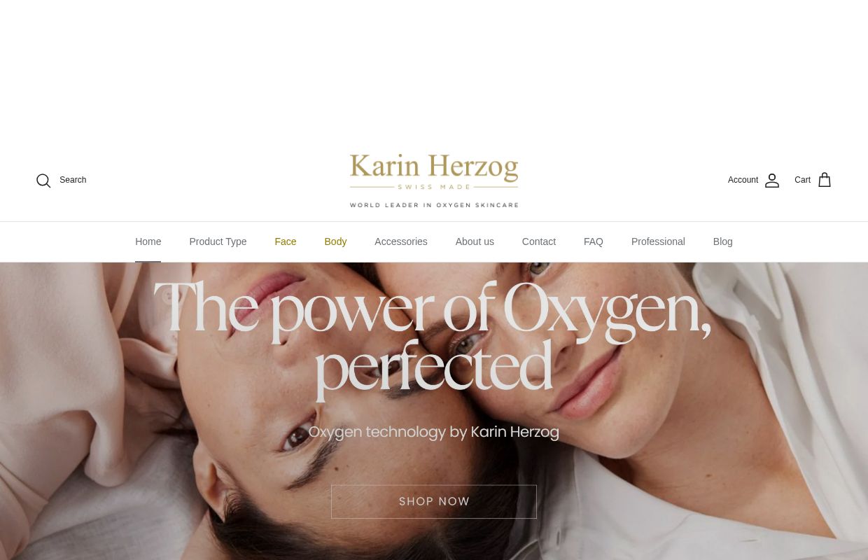 Exclusive Oxygen Skincare Products - Karin Herzog Canada
