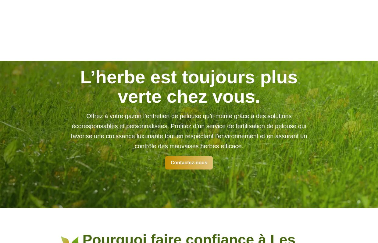 Fertilisation de pelouse | Les Services Alpha