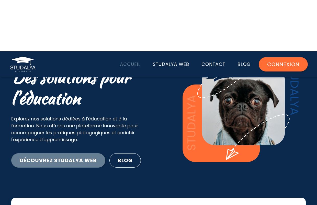 Studalya WEB | Entraînement BTS NDRC E5 – WordPress & PrestaShop - La plateforme pratique pour réussir l’épreuve E5 du BTS NDRC.