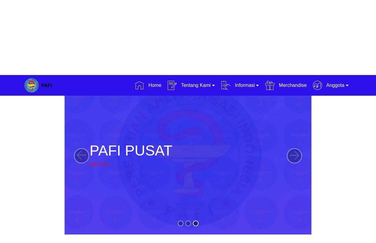 Website Resmi Pengurus Cabang Persatuan Ahli Farmasi Indonesia Kecamatan GAUNG