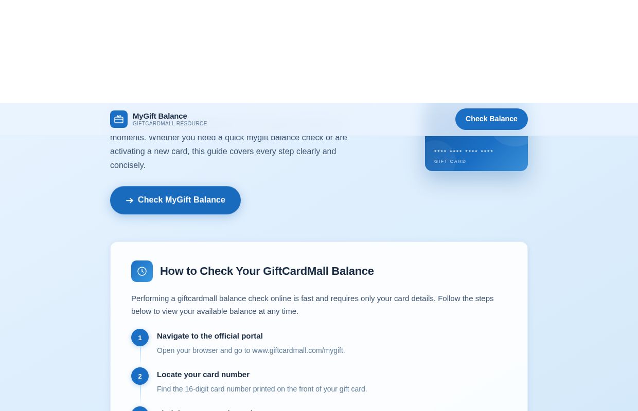 GiftCardMall/MyGift | Check Balance | Activate Now