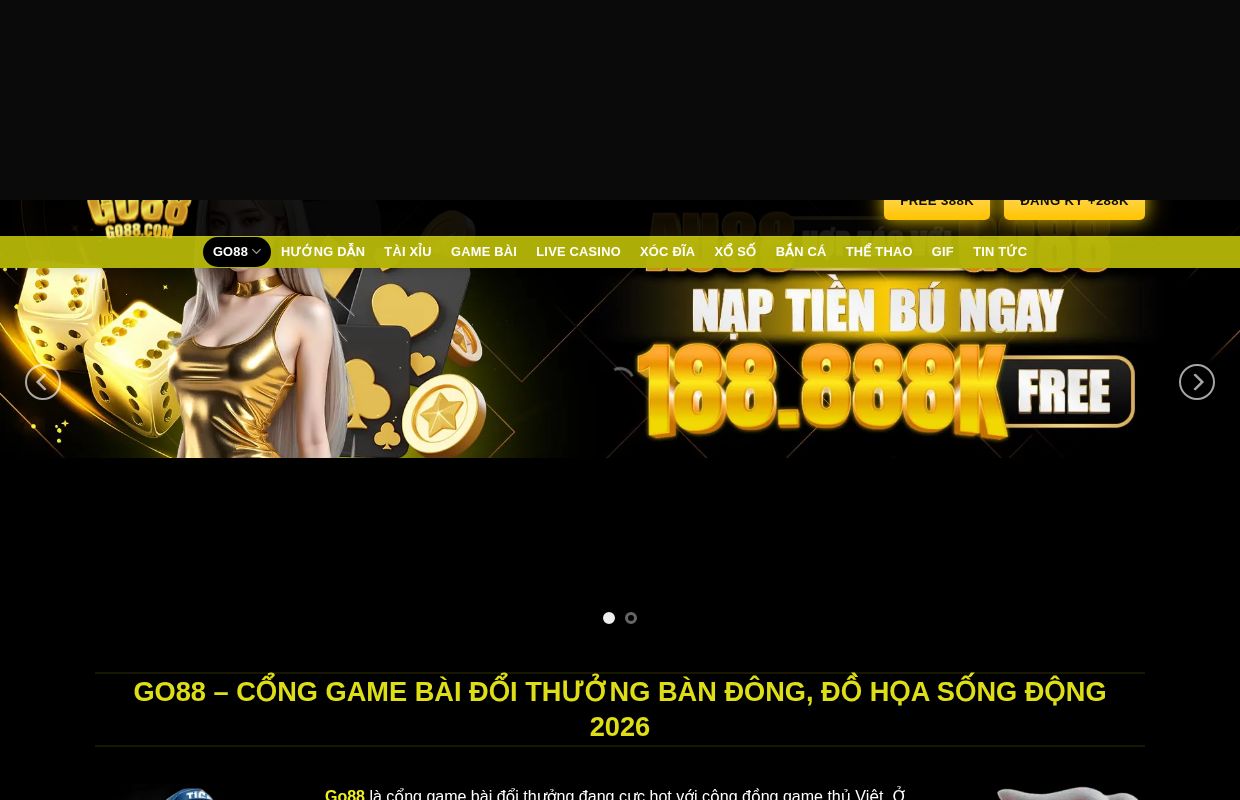 Go88 🎖️ Game Bài Top #1: Tải App 30 Giây, Vào Bàn Là Nghiền