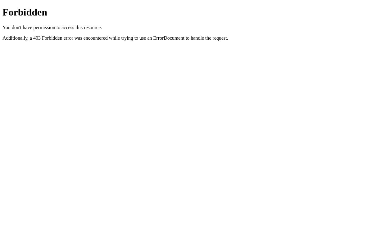 403 Forbidden