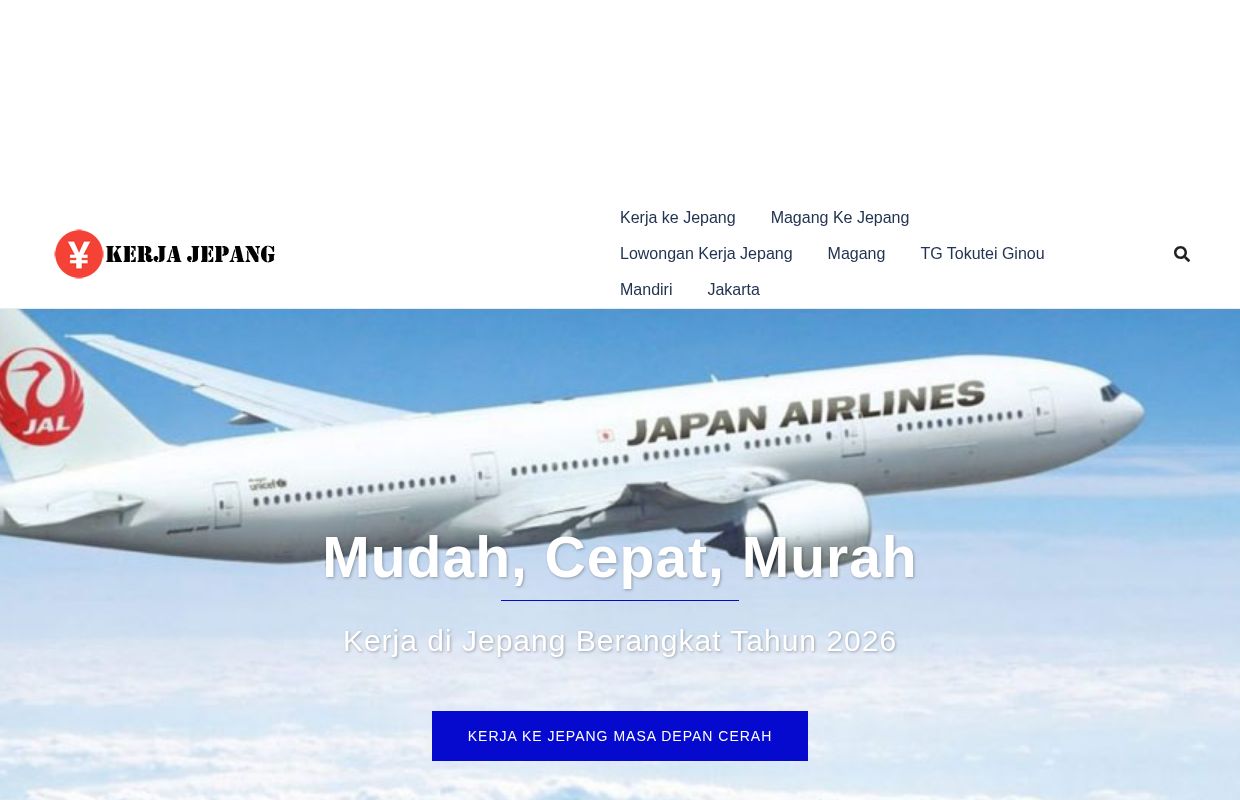 Kerja ke Jepang Magang TG Tokutei Ginou - Ada Dana Talang