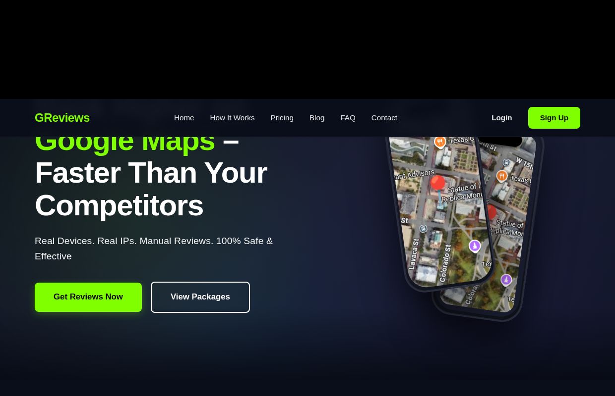 GReviews - Get Real Google Maps Reviews | Rank Higher Faster