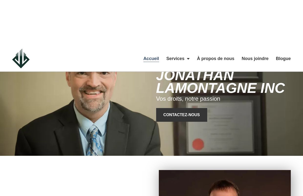 Un avocat expérimenté à Drummondville - Jonathan Lamontagne