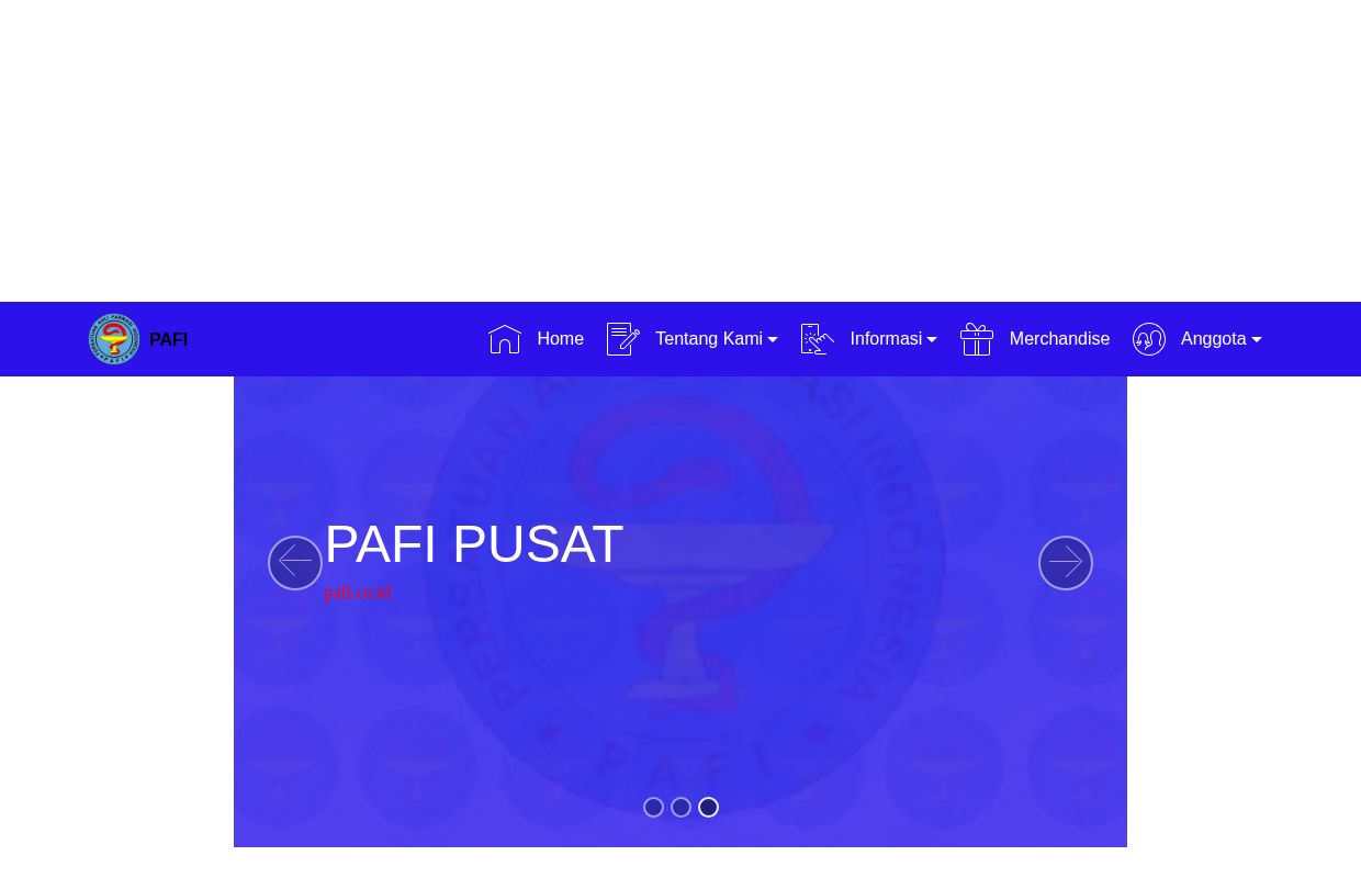 SIPAFI - WEBSITE PAFI PUSAT, Pengurus Cabang Persatuan Ahli Farmasi Indonesia Kota Singaraja