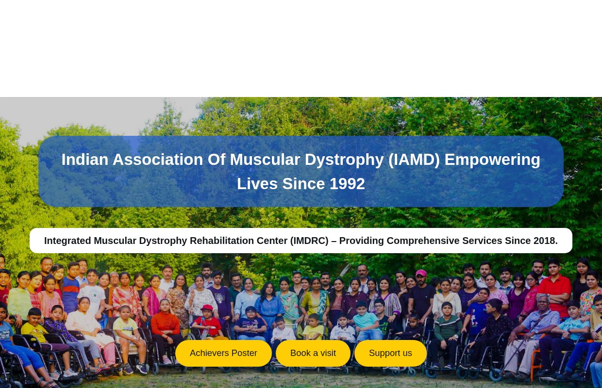 Indian Association of Muscular Dystrophy (IAMD) – Helping individuals defeat Muscular Dystrophy in India since 1992
