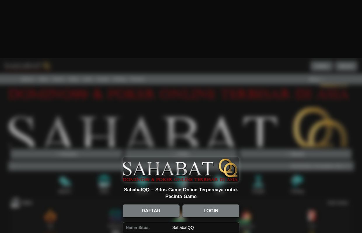 SahabatQQ – Situs Game Online Terpercaya untuk Pecinta Game