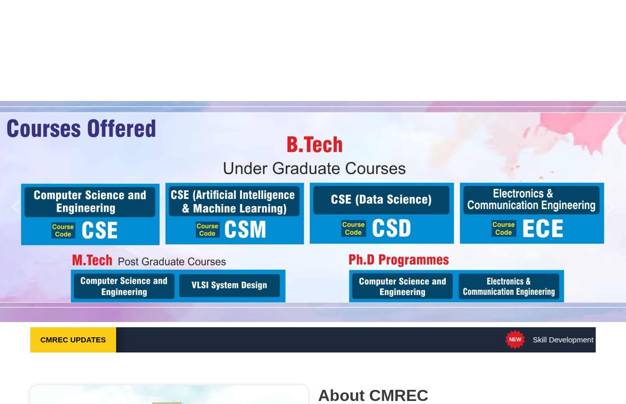 Best Engineering Colleges In Hyderabad - CMR Engineering College
