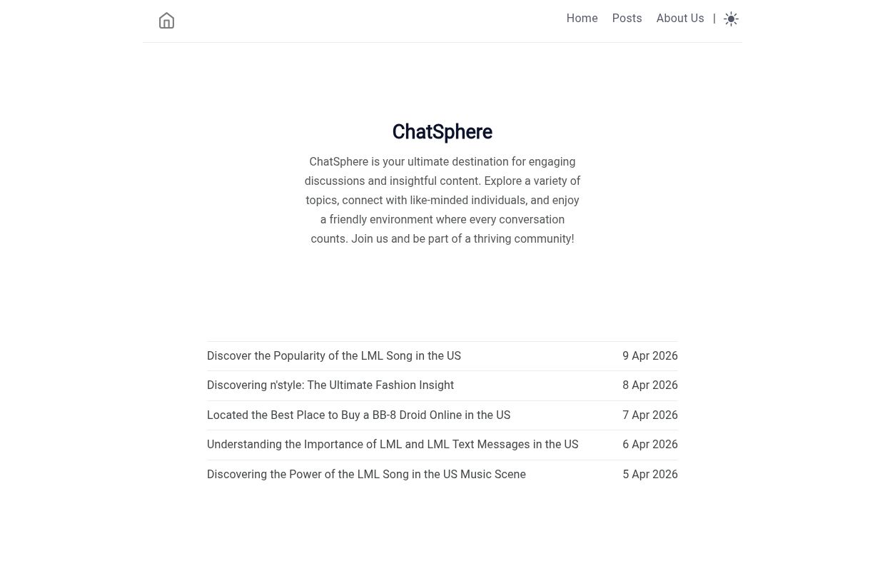 ChatSphere | ChatSphere