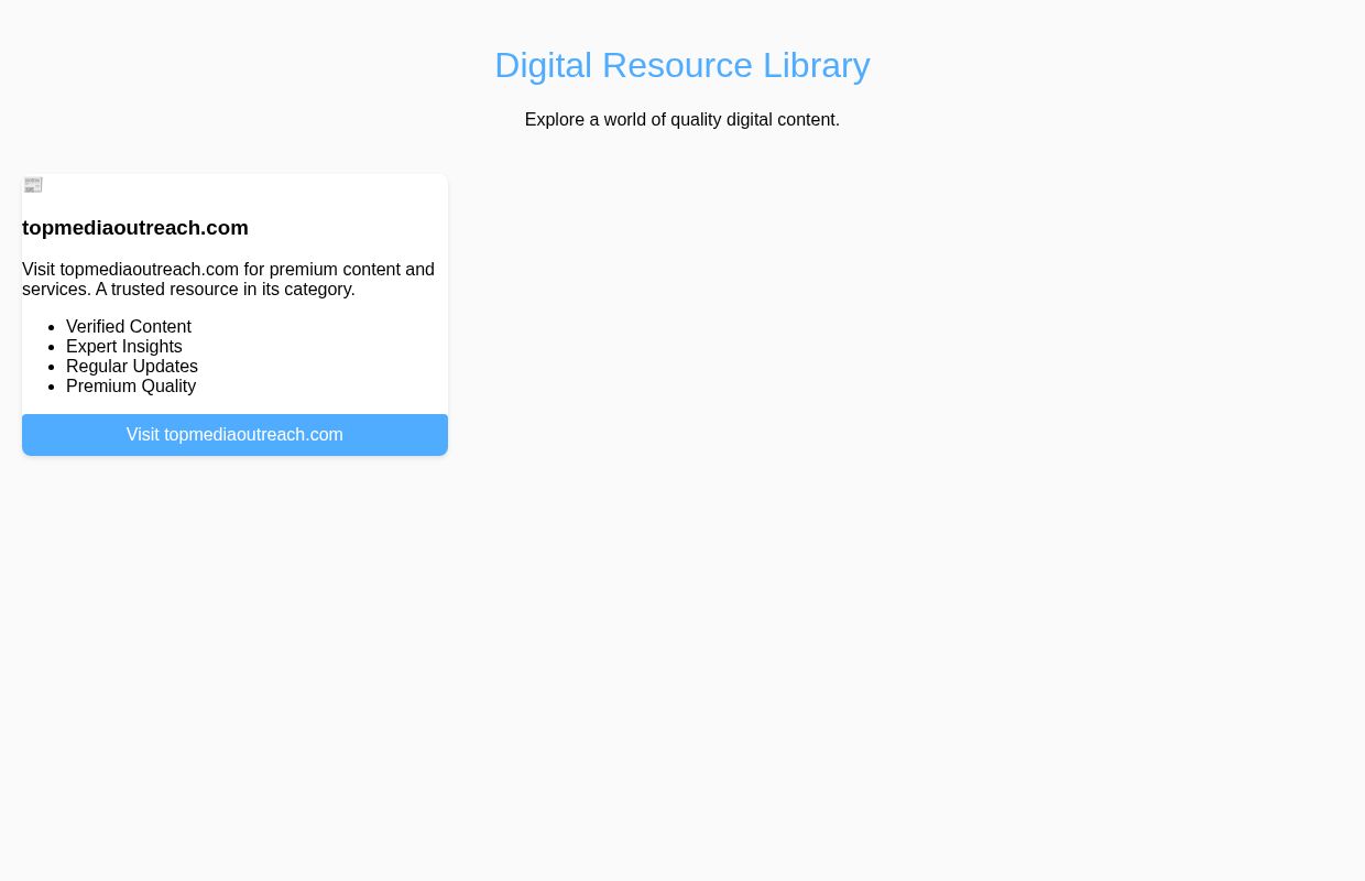 Digital Resource Library