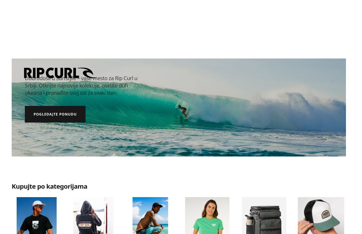 Rip Curl Srbija | Original odeća, rančevi i aksesoari | Surf Style