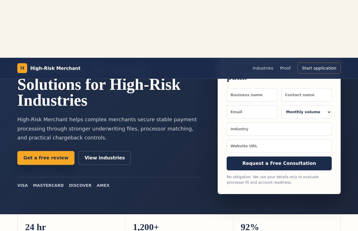 High-Risk Merchant | High-Risk Merchant Account Specialists