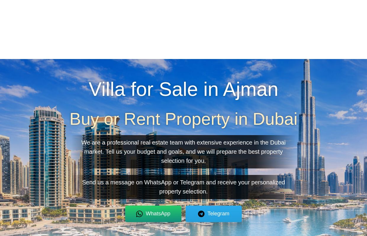 Villa for Sale in Ajman