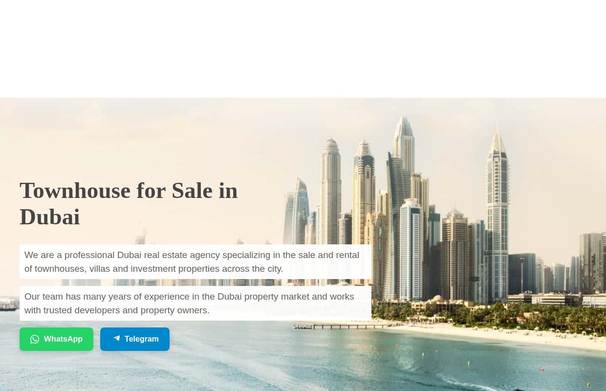 Townhouse for Sale in Dubai