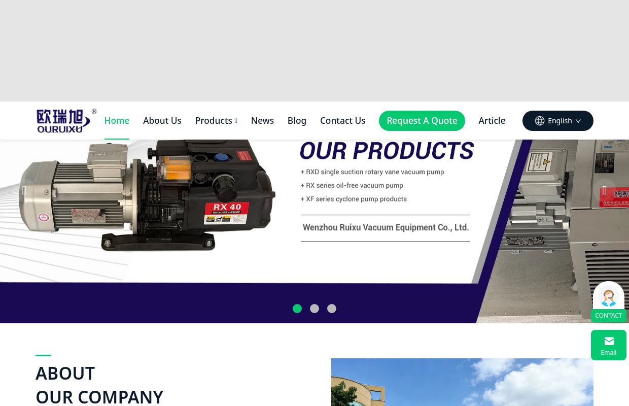 China General-Purpose Vacuum Pump Manufacturers, Vacuum Pump Parts and Consumables Suppliers, Commercial Vacuum Pump Factory | Wenzhou Ruixu Vacuum Equipment Co., Ltd.