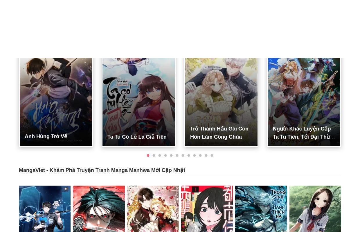 MangaViet - Xem Truyện Tranh Manga, Manhwa Vietsub Không Giới Hạn