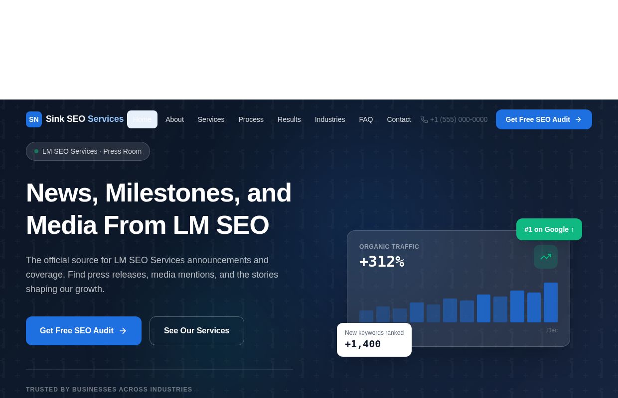 Press Room | Sink SEO Services News & Media Coverage