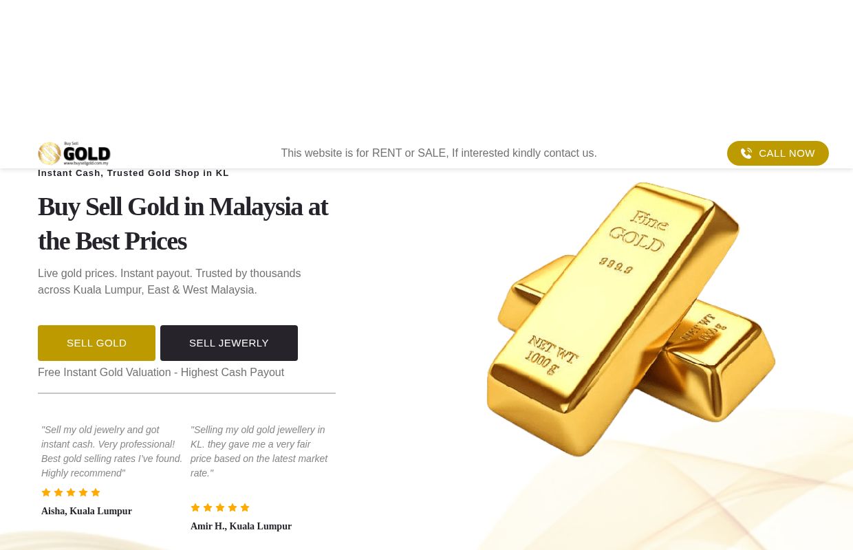 Buy Sell Gold Price - Buy Sell Gold Shop at Best Rates | Trusted Gold Shop in Malaysia | Kedai Emas