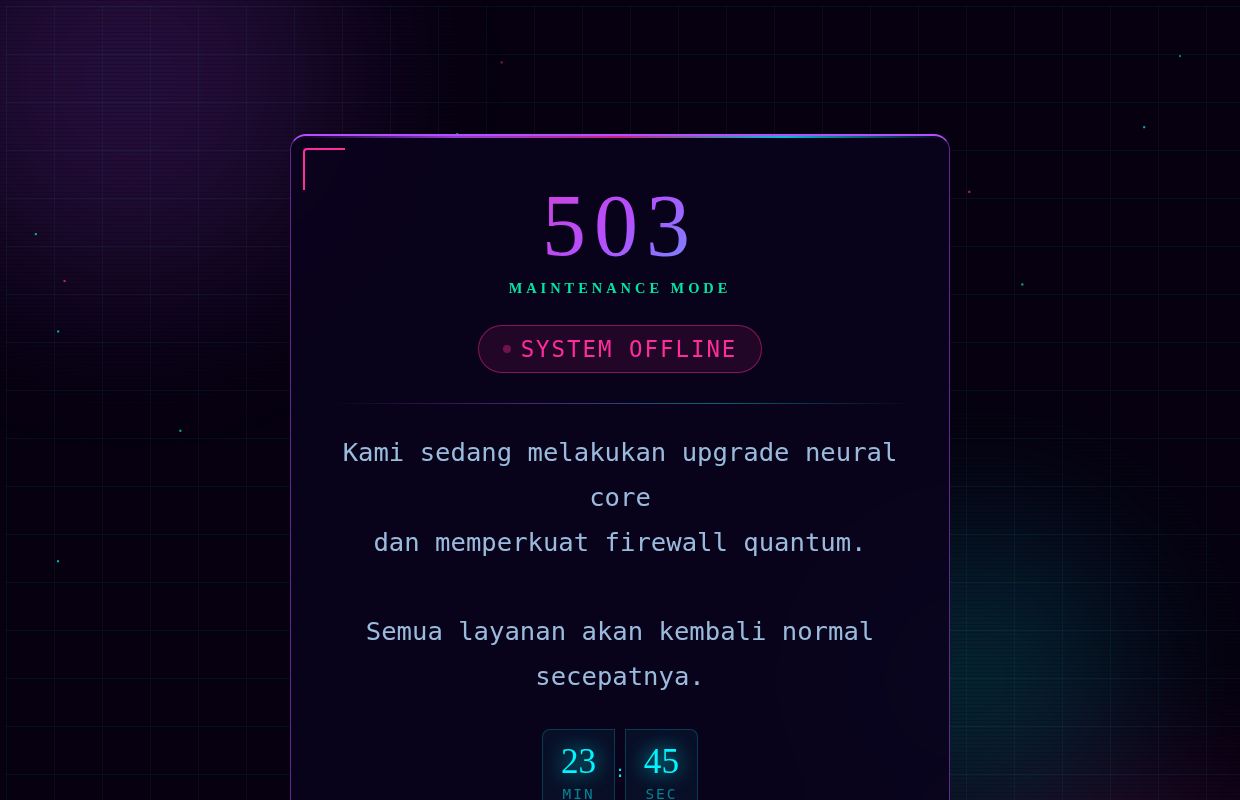 MAINTENANCE MODE