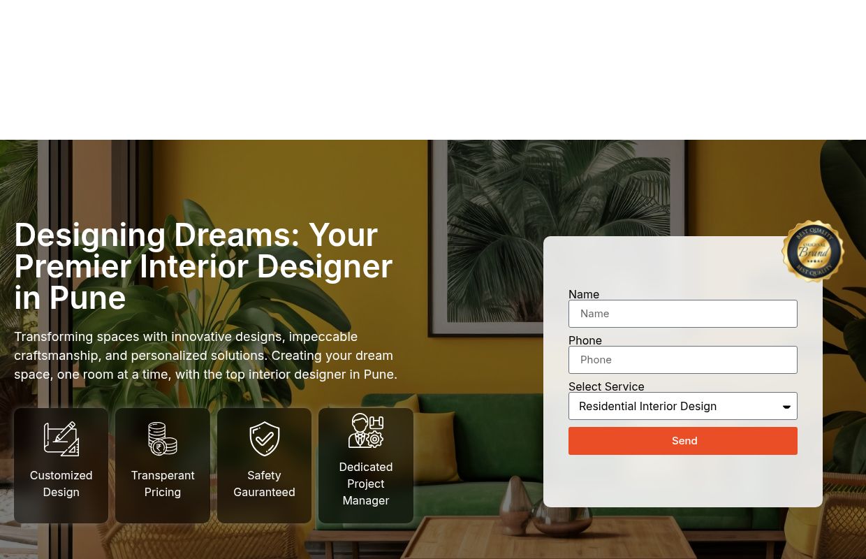 Best Interior Designer in Baner, Pashan,Balewadi | Dreamwork