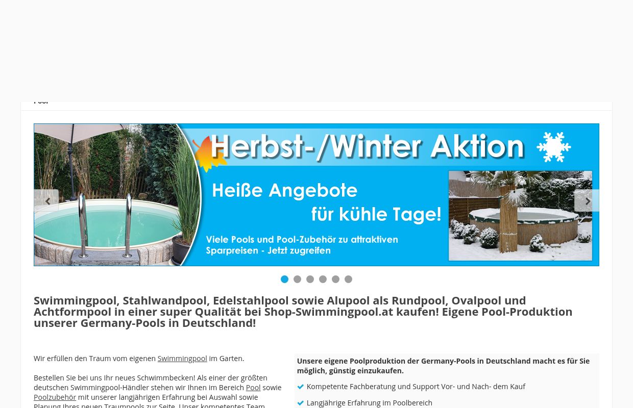 Swimmingpool, Edelstahlpool Stahlwandpool kaufen bei Shop-Swimmingpool