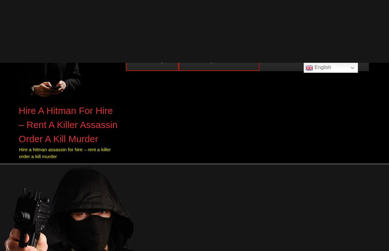 Hire a hitman for hire - rent a killer assassin order a kill murder in 2026