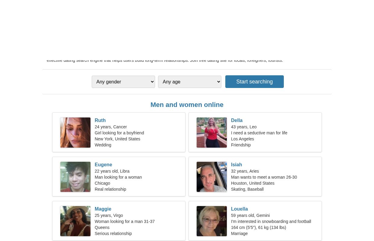 Free Dating Site | United States