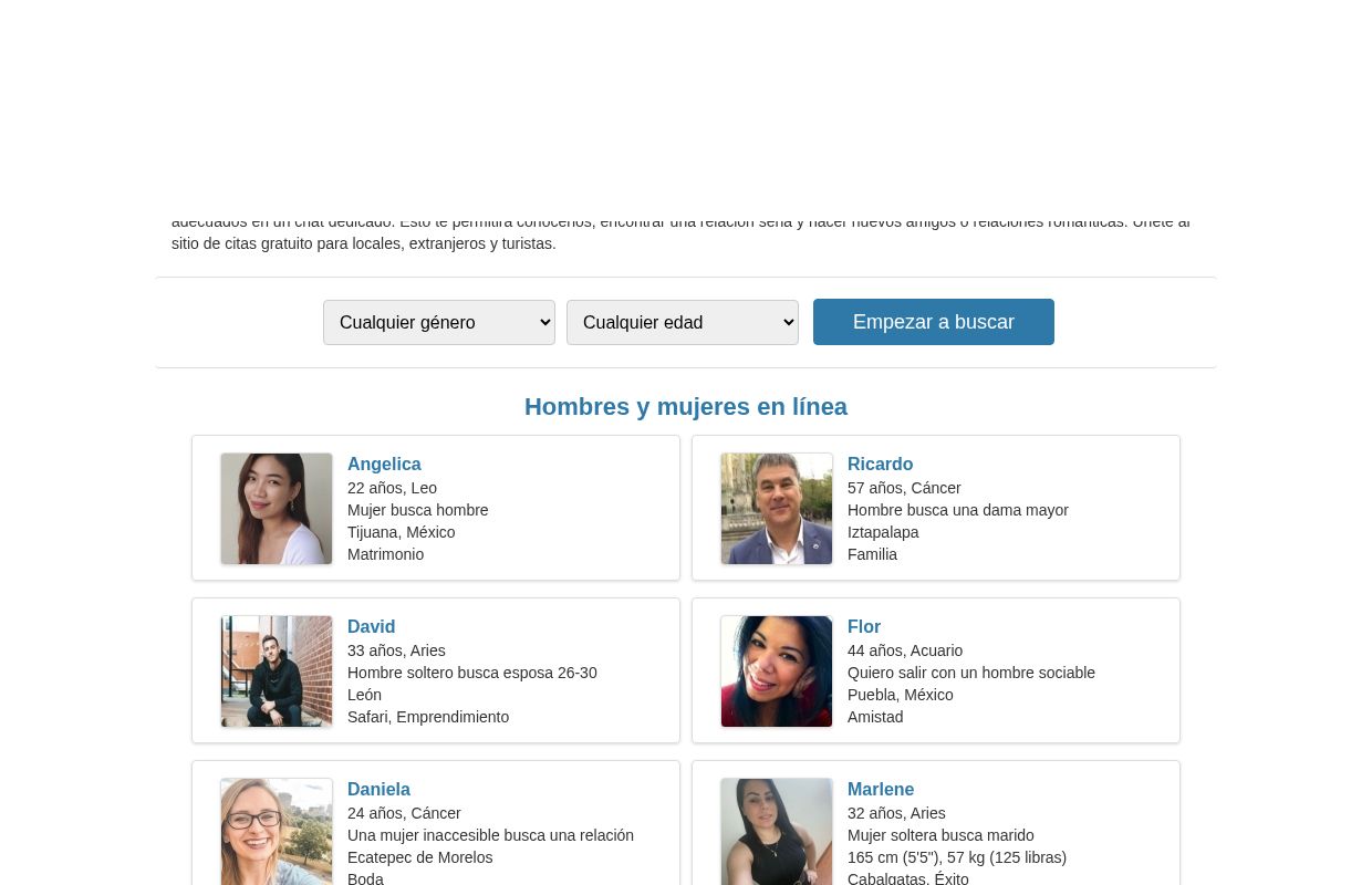 Sitio de citas gratis | México