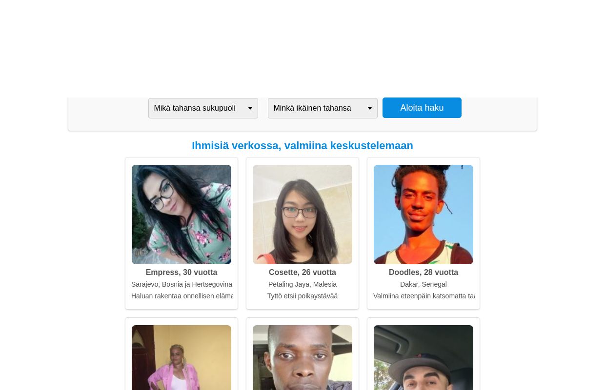 Ilmainen nettideittailu maailmanlaajuisesti